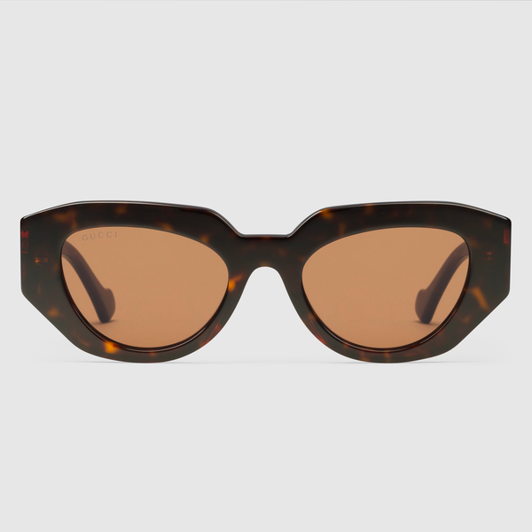 GEOMETRIC-FRAME SUNGLASSES