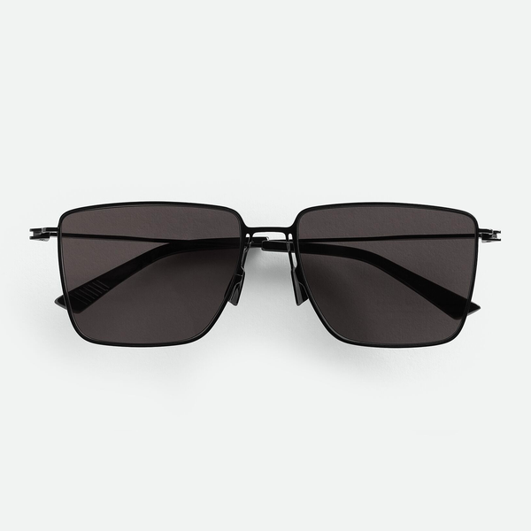 Ultrathin Metal Rectangular Sunglasses- Metal rectangular sunglasses.