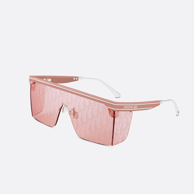 DiorClub M1U-Pink Dior Oblique Mask Sunglasses