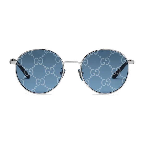 Round-frame sunglasses with GG lens